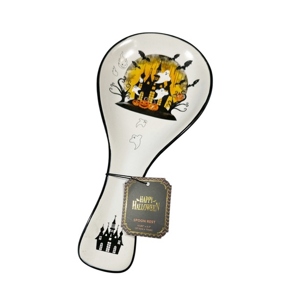 NEW Global Design HAPPY HALLOWEEN SPOON REST - Picture 1 of 4